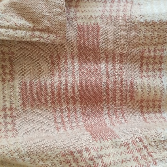 We The Free Pink and Cream Plaid Jacket - Picture 3 of 8